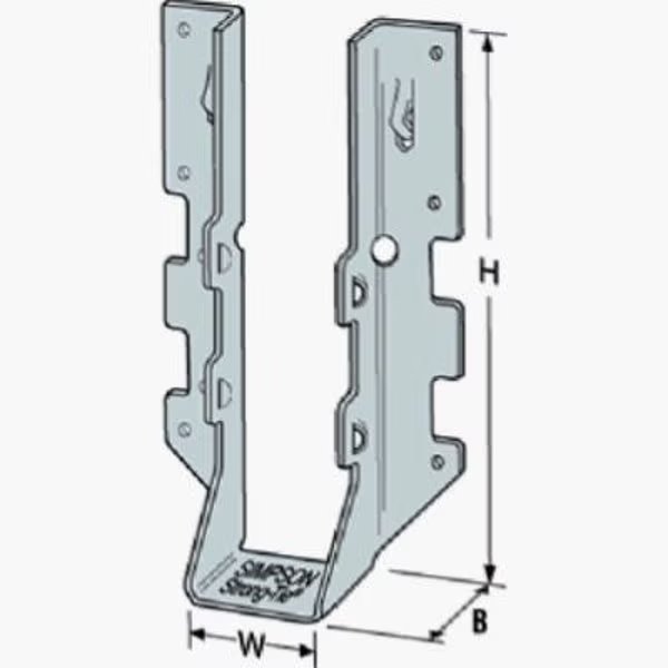 G185 2x6 Joist Hanger, Simpson Strong-Tie, Mfr#: LUS26Z